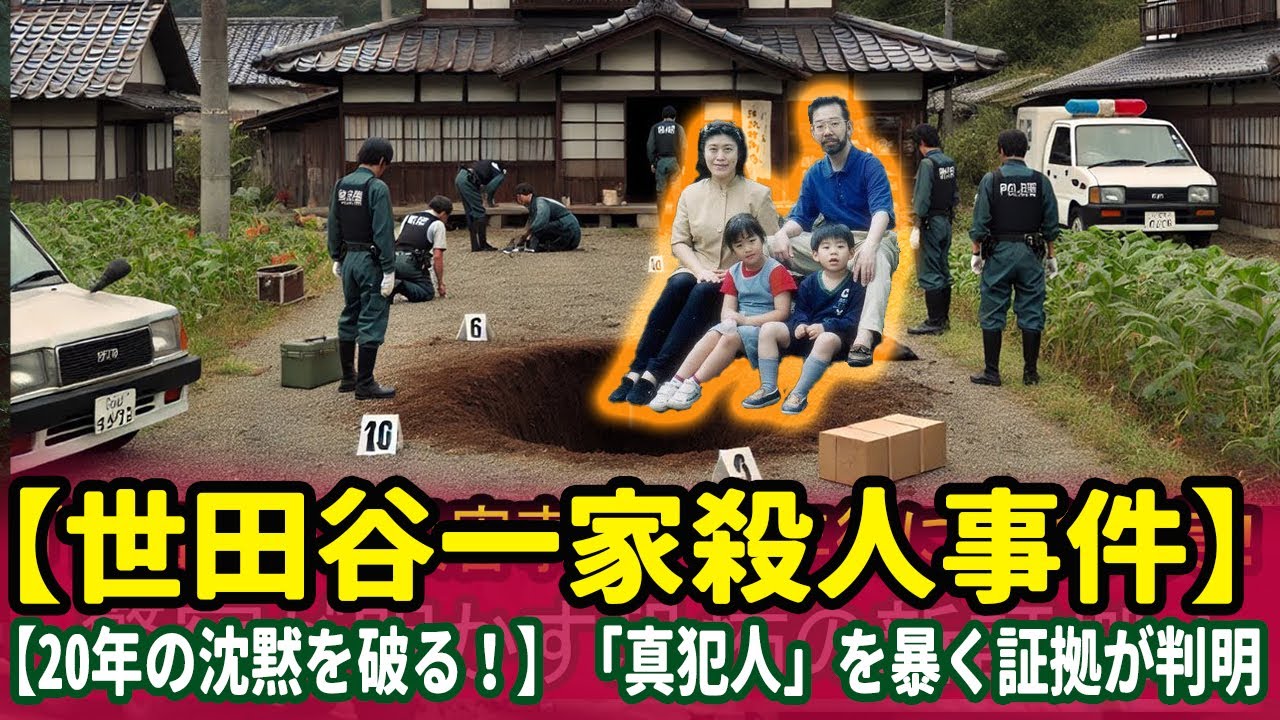 世田谷一家殺人事件、【20年の謎が解けた！】ついに真犯人の顔が判明 - 20年間沈黙していた証拠がついに語り出す